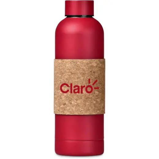 Kooshty Bermuda Kork Recycled Stainless Steel Water Bottle Branded